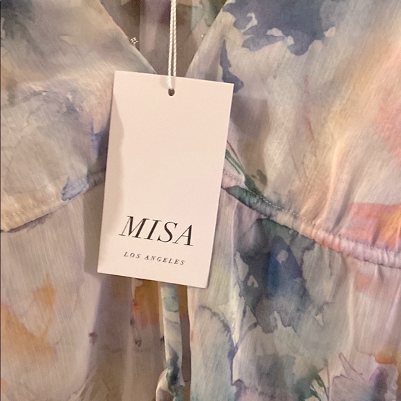 NWT Misa Los Angeles Women's Floral Blouse, Size S